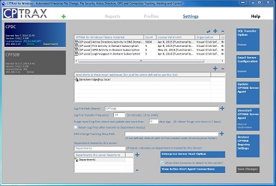 ss cptrax setting400